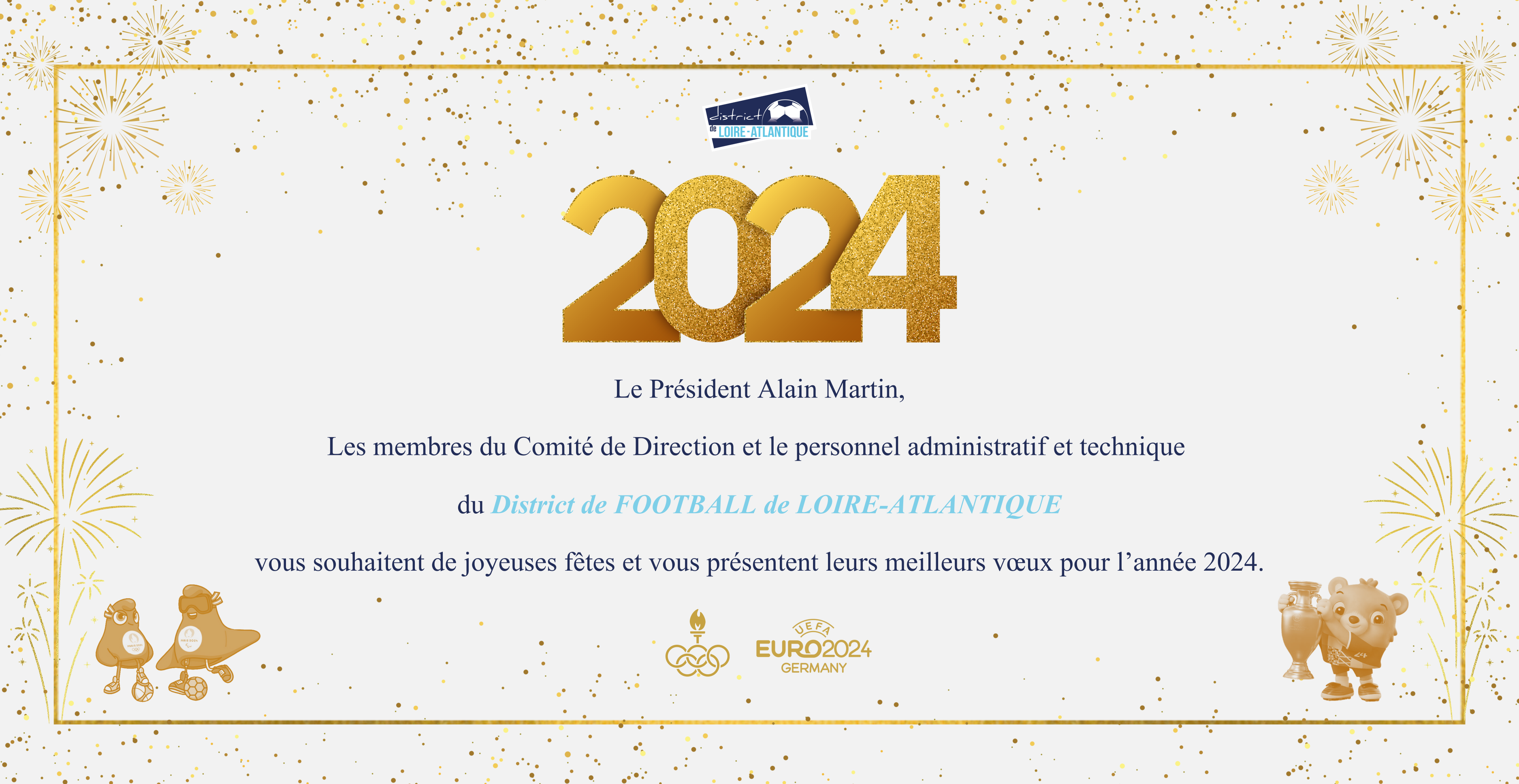 Vœux 2024 du Président – DISTRICT DE FOOTBALL DE LOIRE-ATLANTIQUE