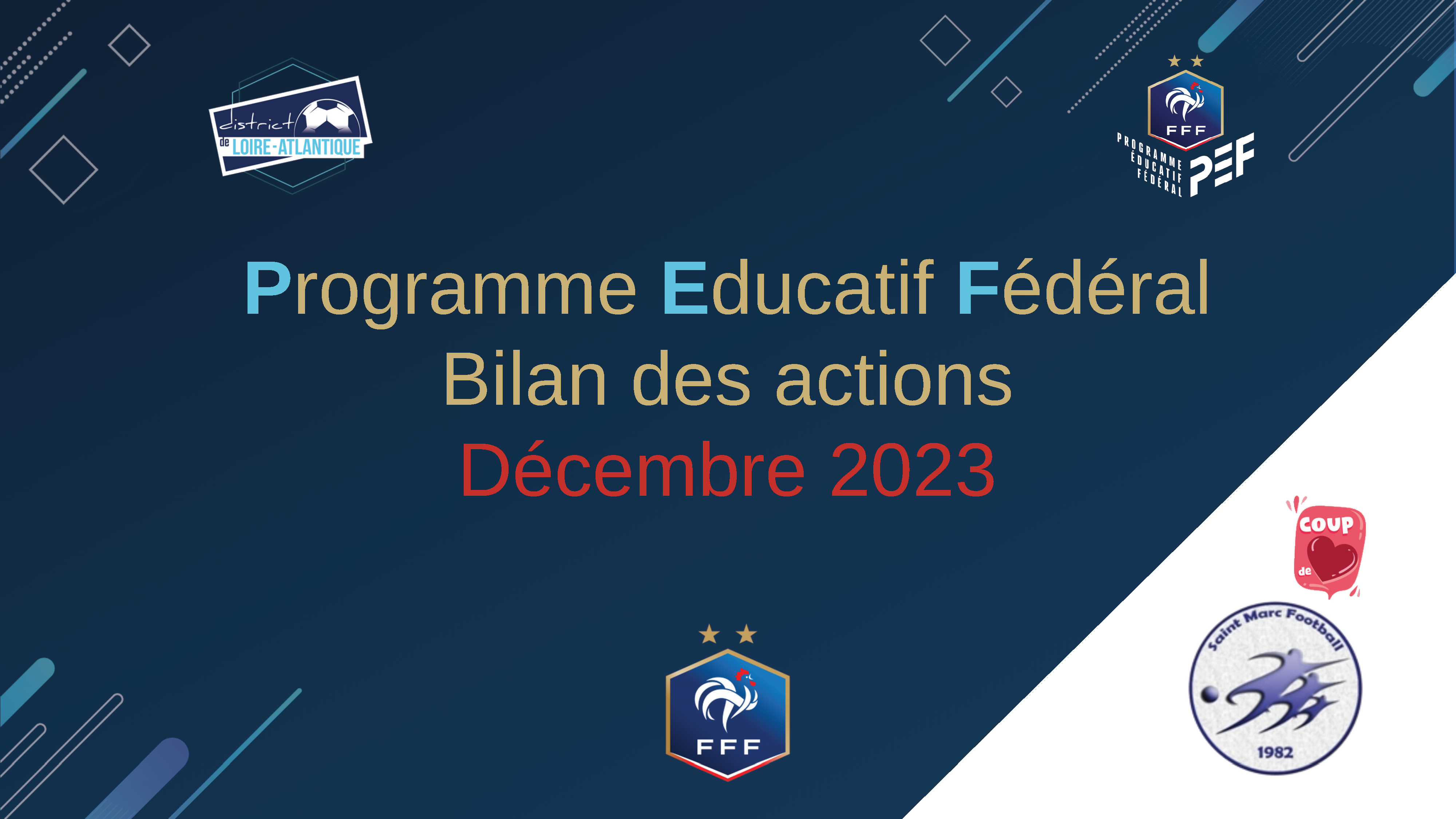 Pef PEF > Bilan des actions PEF (Décembre 2023) – DISTRICT DE FOOTBALL DE ...